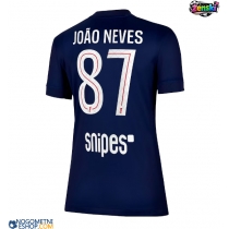 Ženski Nogometni dresi Paris Saint-Germain Joao Neves #87 Domači 2025-26 Kratek Rokav